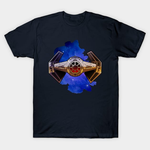 Galaxy imperial space ship T-Shirt by Rackham